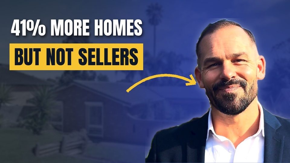 Adelaide has 41% more homes for sale, but not 41% more sellers